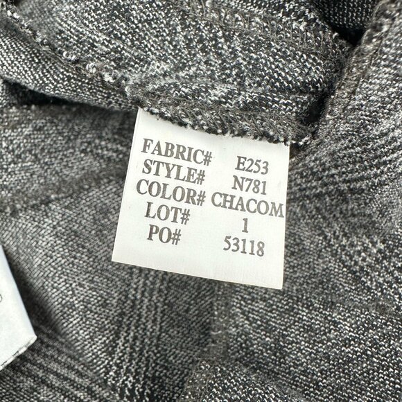 Dalia Collection Womens Thick Gray Plaid Pull On A-Line Skirt Size 6 - Picture 7 of 7